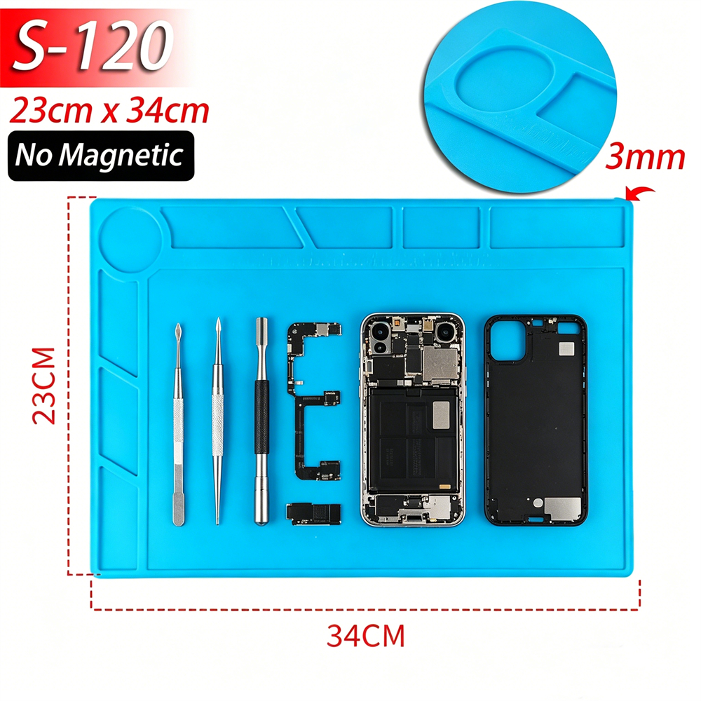 Electronics Repair Mat - Silicone Soldering Station Mat Heat Resistant