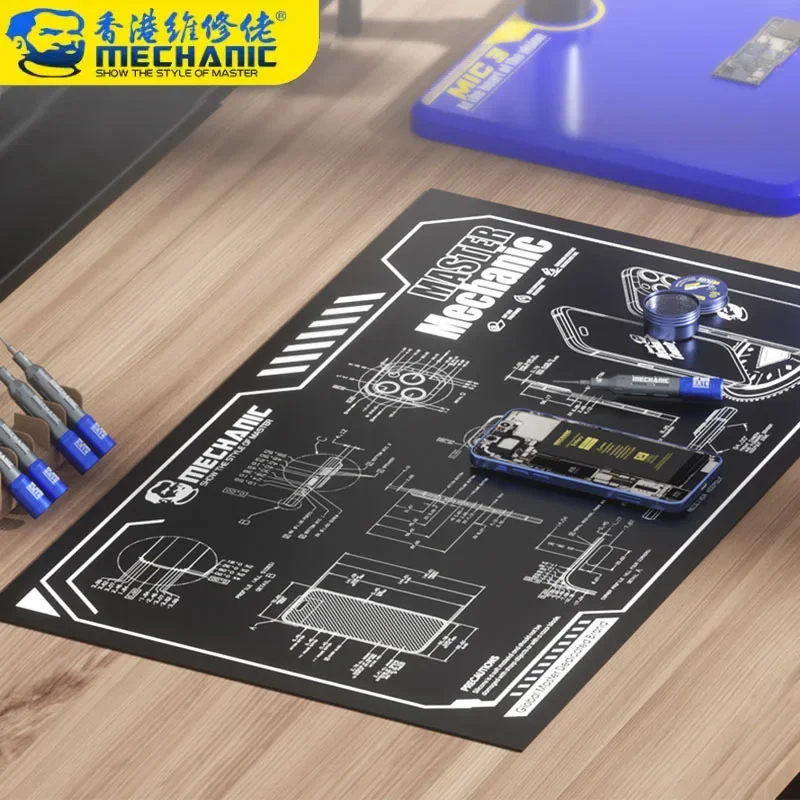 Electronics Repair Mat - MECHANIC V77 V78 600*350mm Antistatic Heat
