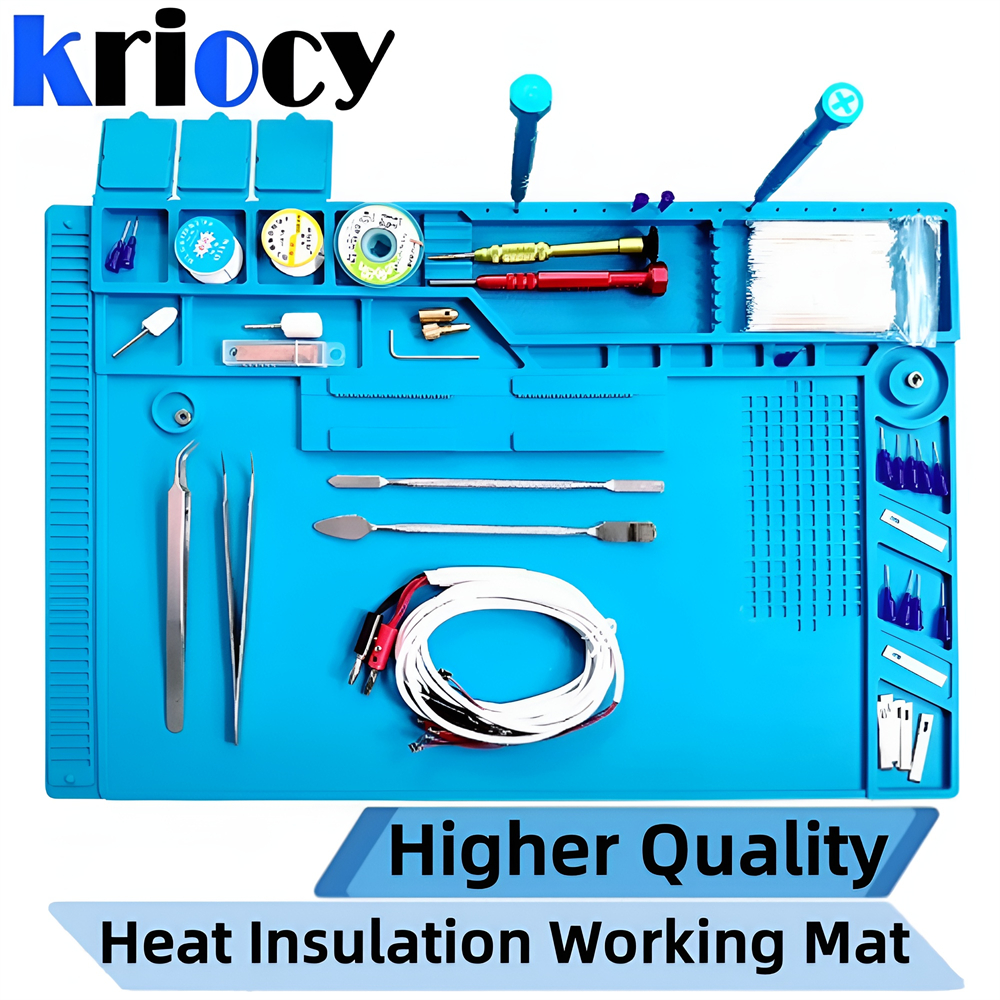 Electronics Repair Mat - Silicone Soldering Mat ESD Antistatic Heat