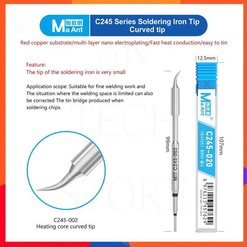 Rapid Heating C245 Soldering T - Electronics Repair Shop recensie en prijs