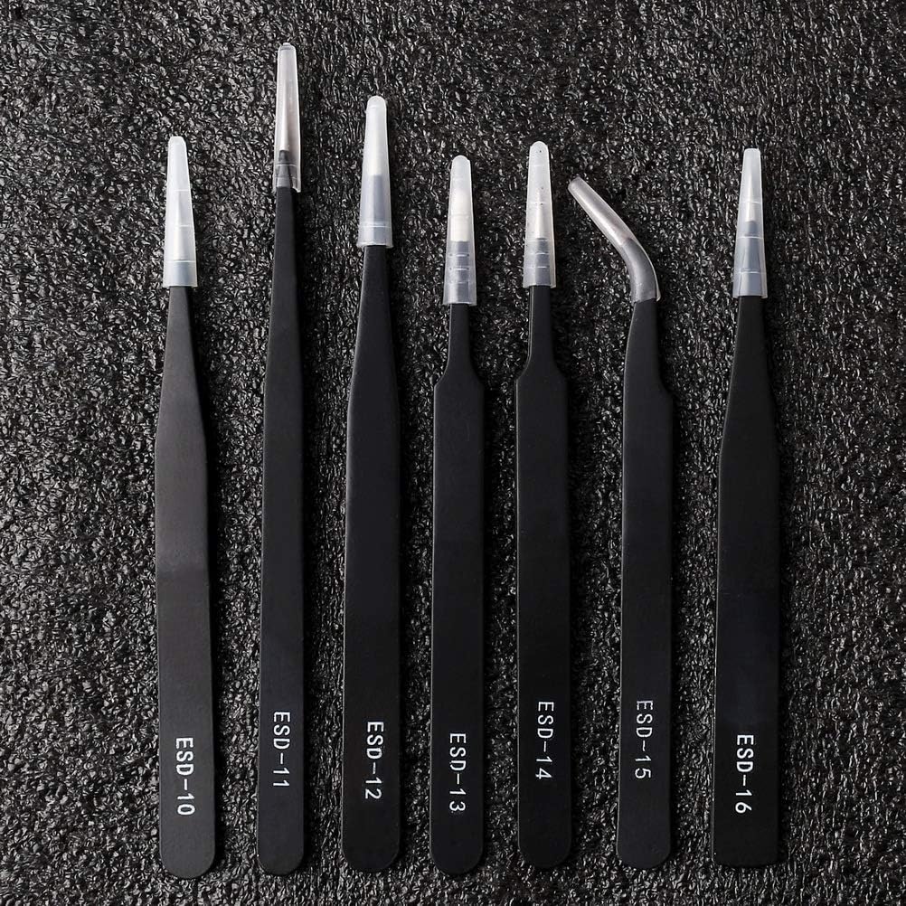 ESD Anti-Static Tweezers Set,  - Electronics Repair Lab recensie en prijs