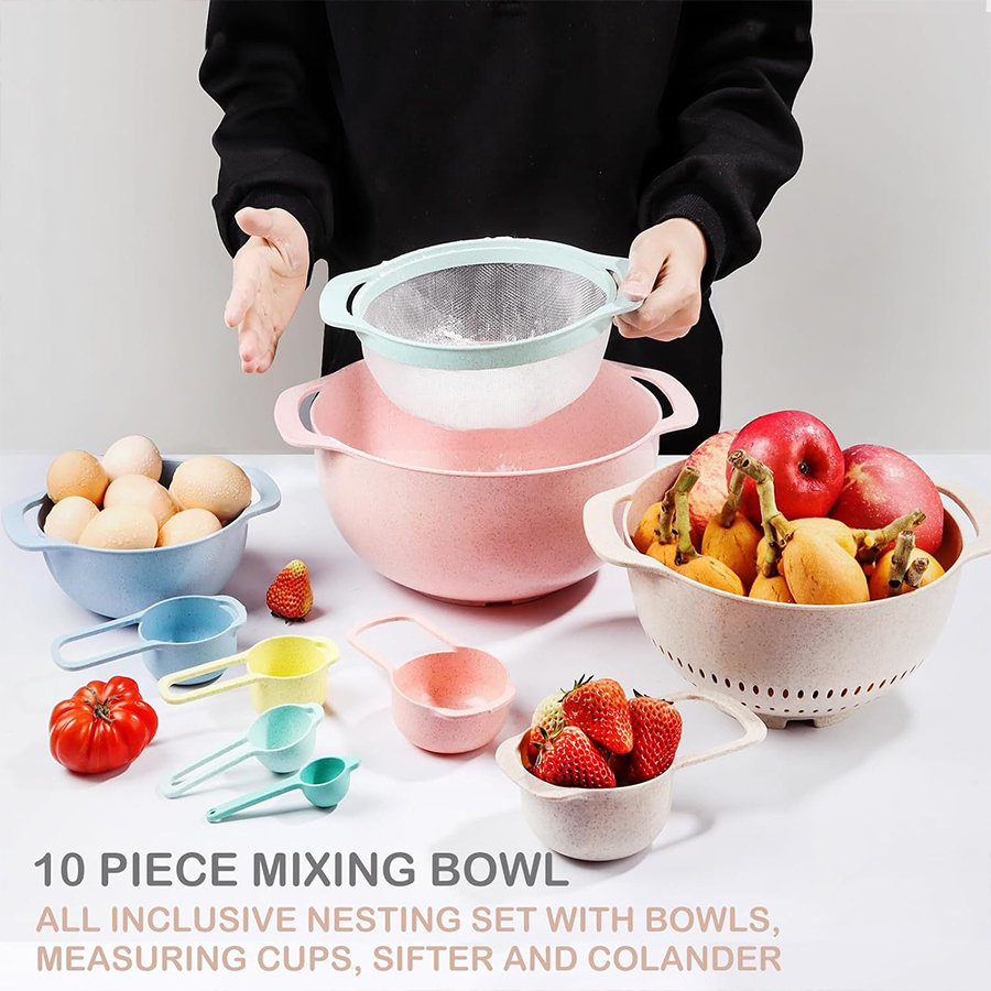 10 Pcs Plastic Mixing Bowl Set - Spudger Plastic Set recensie en prijs
