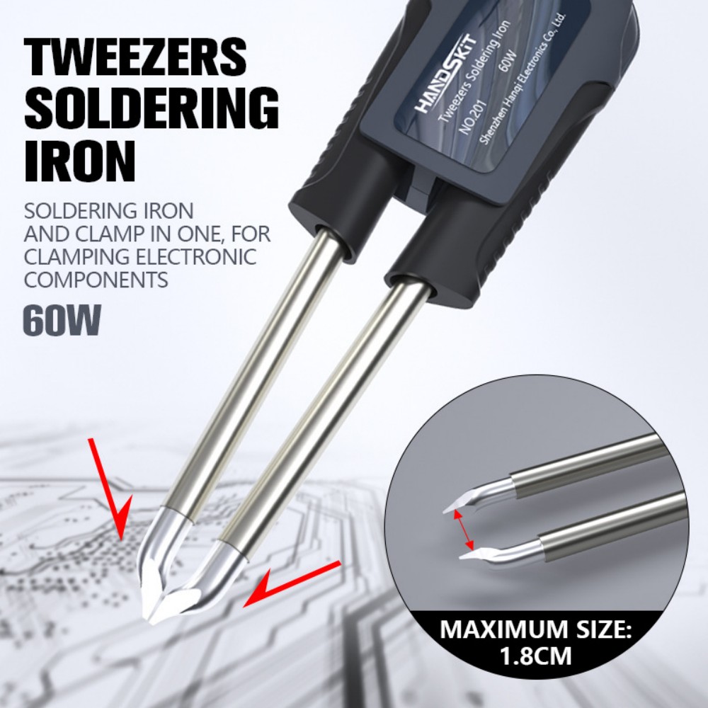 T12 Soldering Tweezer Handle – - Elektronik Repair recensie en prijs