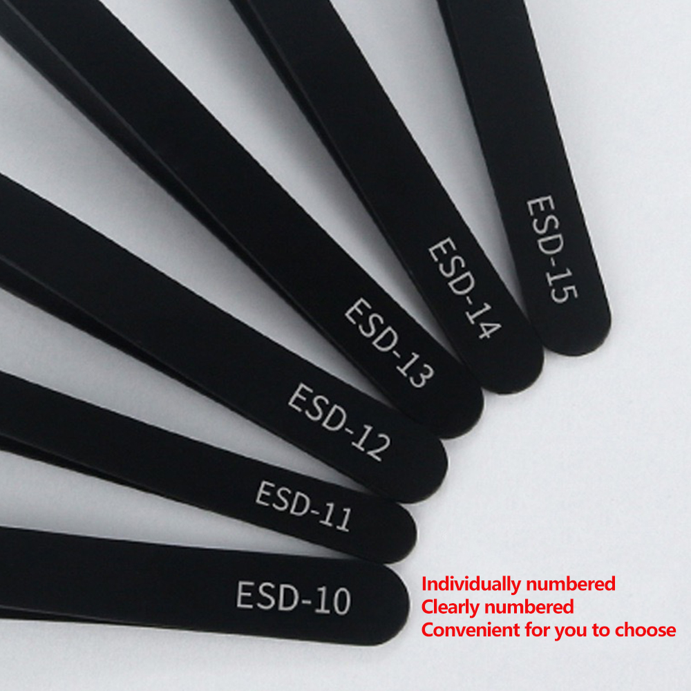 6pcs Precision Tweezers Set ES - Elektronik Repair recensie en prijs