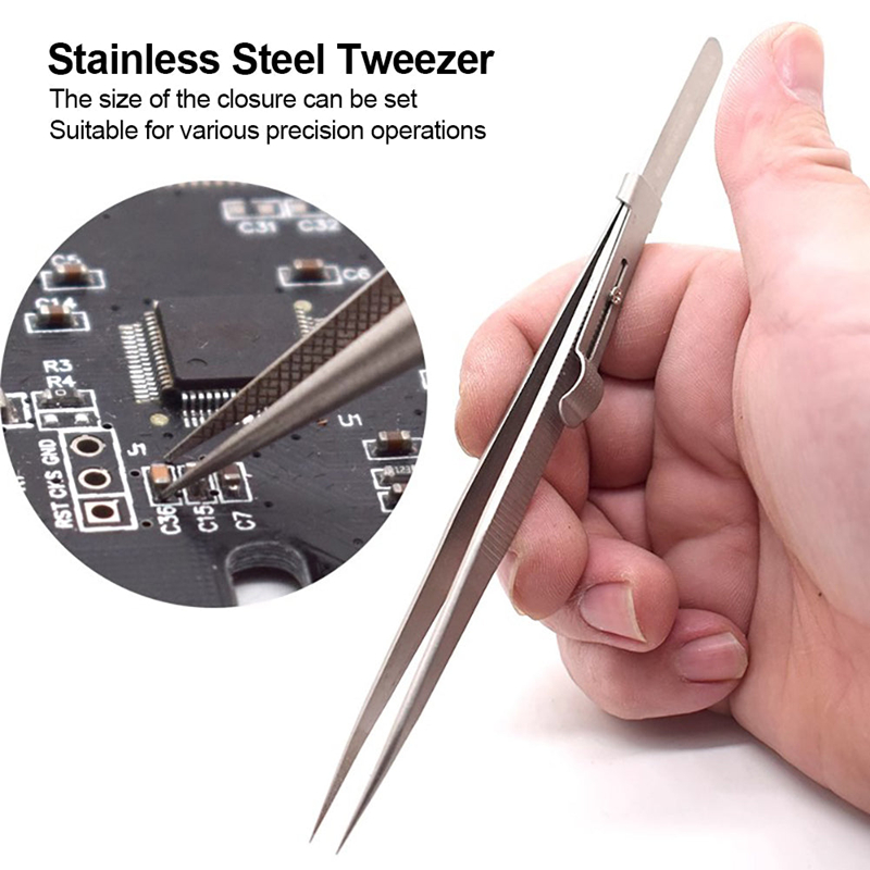 Adjustable Self Clamping Tweez - Elektronik Repair recensie en prijs