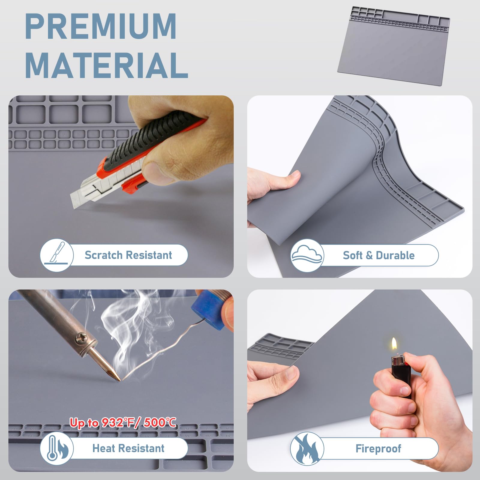 Magnetic Silicone Solder Pad 5 - Electronics Repair Mat recensie en prijs