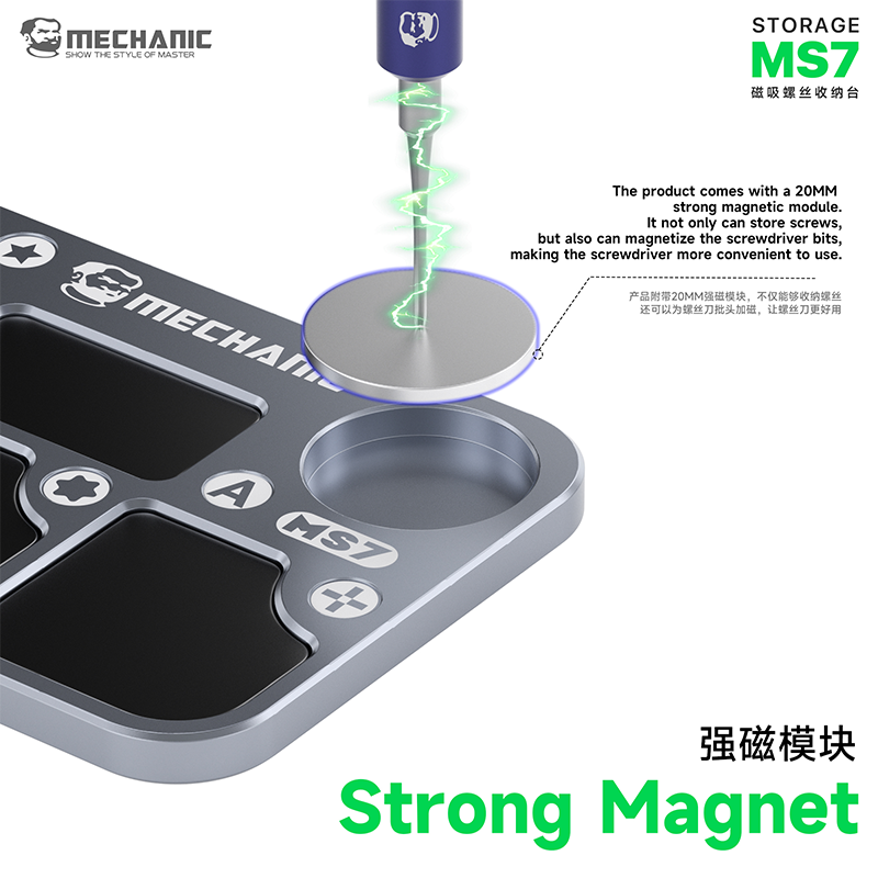 MECHANIC MS7 Magnetic Screw St - Electronics Repair Mat recensie en prijs