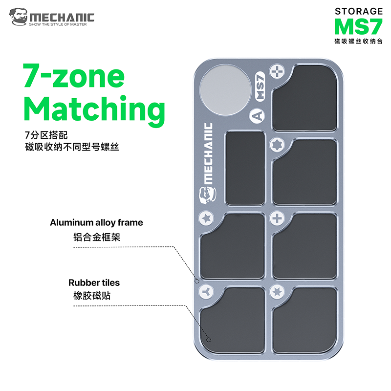 MECHANIC MS7 Magnetic Screw St - Electronics Repair Mat recensie en prijs