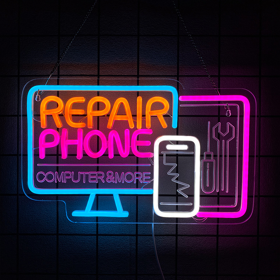 Phone Repair Neon Signs, 3D Ca - Electronics Repair Shop recensie en prijs