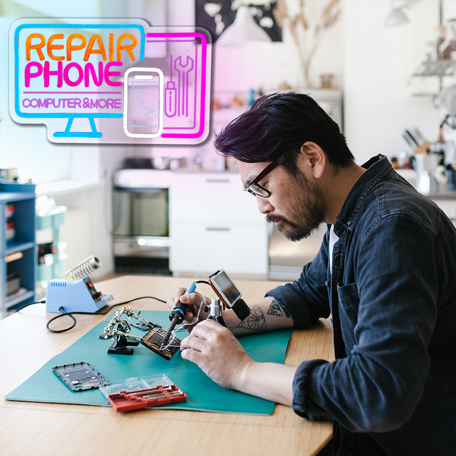 Phone Repair Neon Signs, 3D Ca - Electronics Repair Shop recensie en prijs
