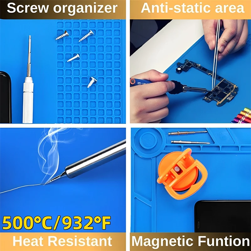 Silicone Soldering Mat ESD Ant - Electronics Repair Mat recensie en prijs