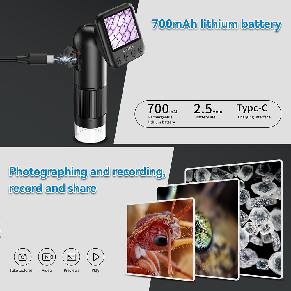 APEXEL 400-800X Lab Stereo Mic - Electronics Repair Lab recensie en prijs
