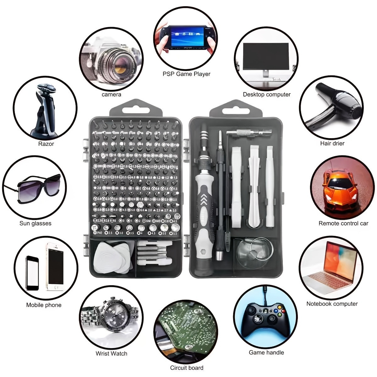 115-in-1 Screwdriver Set, Mult - Electronics Repair Training recensie en prijs