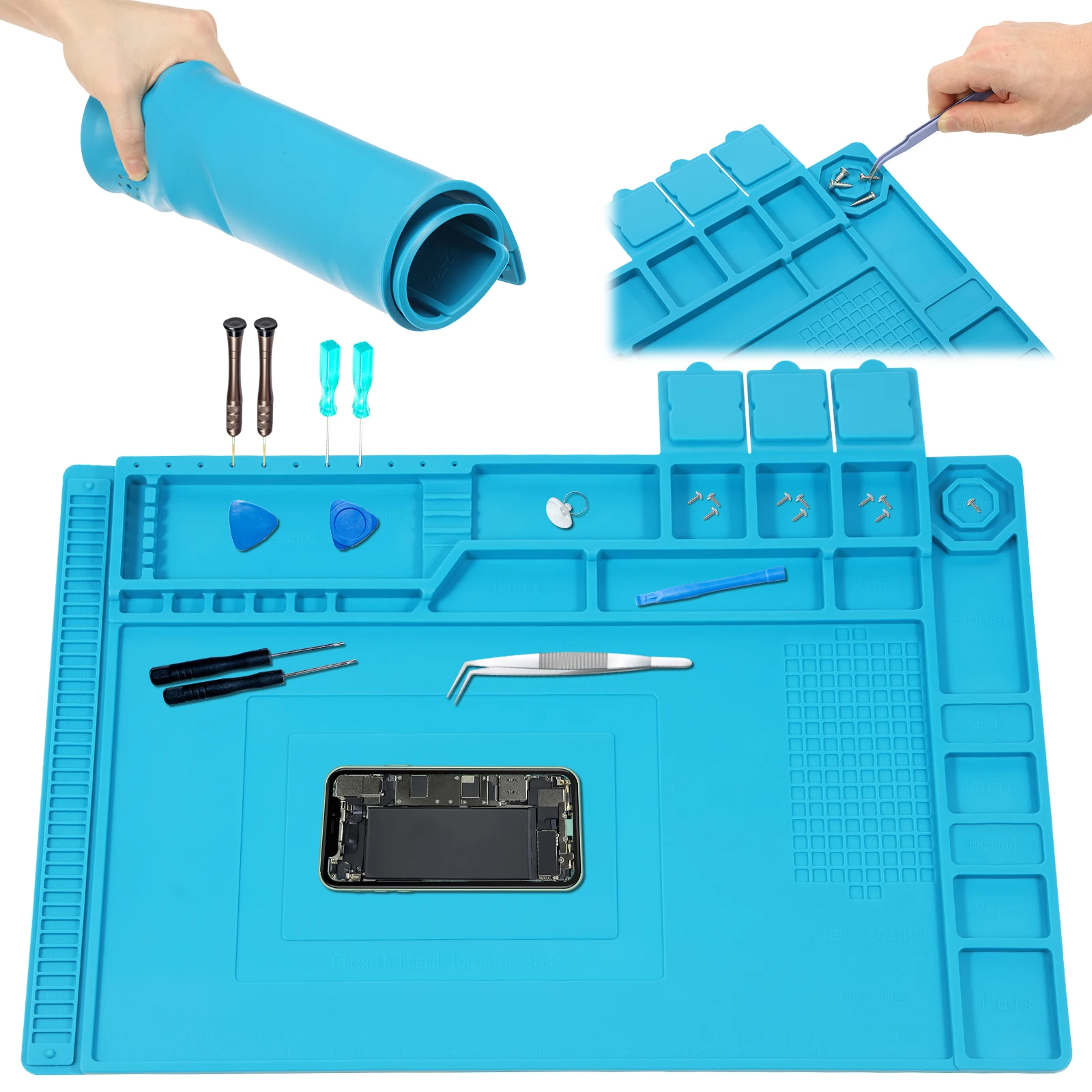 45x30cm Silicone Soldering Mat - Electronics Repair Mat recensie en prijs