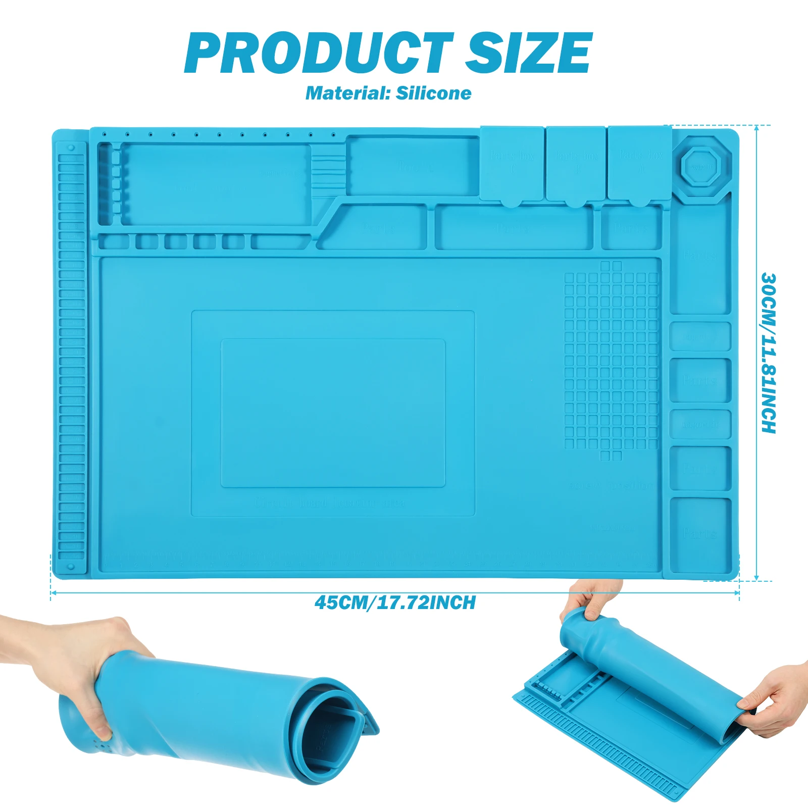45x30cm Silicone Soldering Mat - Electronics Repair Mat recensie en prijs